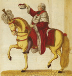 Maximilian Franz, Elector of Cologne, on horseback thumbnail
