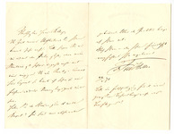 Autograph letter signed from Ferdinand Hiller thumbnail