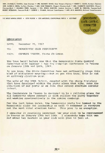 Letter from Charles Warren thumbnail