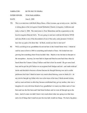 Ruth Okuye Ihara interview thumbnail