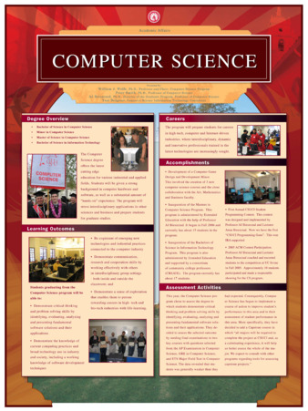 Computer Science Program ACE Poster thumbnail