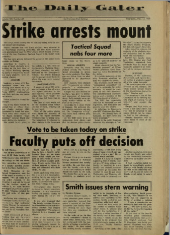 The Daily Gater 13 November 1968 thumbnail