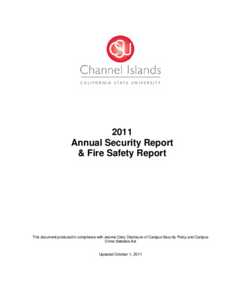2011 Annual Security Report & Fire Safety Report thumbnail