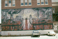 Industrial Themed Mural Influenced by Diego Rivera thumbnail