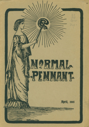 San Jose State Normal School Pennant 1905-04 (April 1905) thumbnail