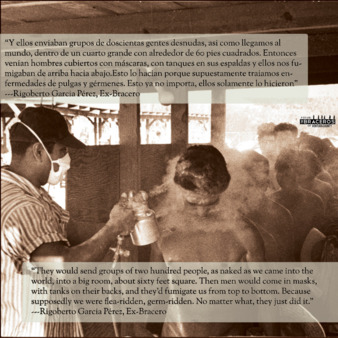 "Quote from Rigoberto Garcia Perez, Ex-Bracero" Exhibition Poster thumbnail