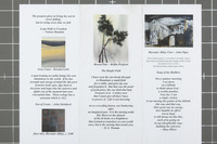 Memorial Program w/ Bowed Pine watercolor thumbnail