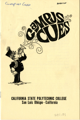 Campus Cues, California State Polytechnic College, San Luis Obispo, California thumbnail