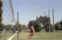Bruce Bronzan Playing Two-Man Beach Volleyball at Lost Lake Park thumbnail