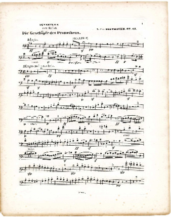 Overture to the Creatures of Prometheus, op. 43, parts thumbnail