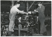 Students in the Aeronautics Engine Shop, 1942 thumbnail