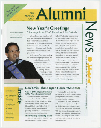 Alumni News, Winter 2002, Vol. 4, No. 4 thumbnail