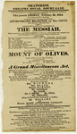 Oratorios, Theatre Royal, Drury-Lane ... Friday, February 25, 1814 ... thumbnail
