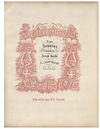 Piano Sonata no. 3 in C major, op. 2, no. 3, published by Arnold thumbnail