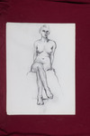 Vertical Seated Female Nude 02 thumbnail