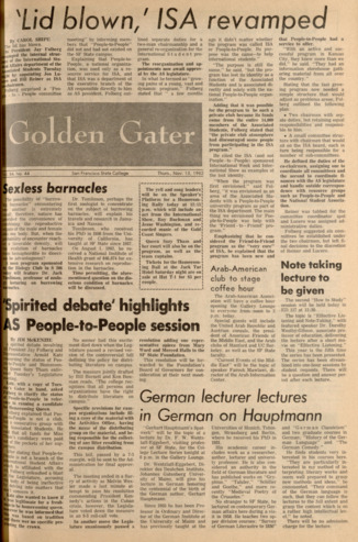 Golden Gater 15 November 1962 thumbnail