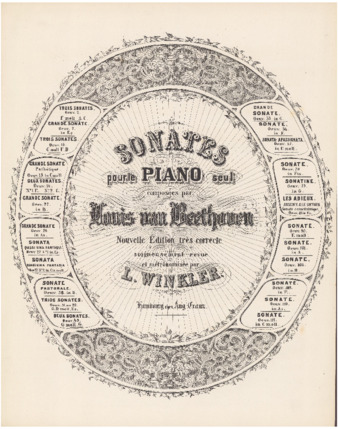 Piano sonata no. 11, op. 22, edited by Winkler, with Winkler's metronome markings thumbnail