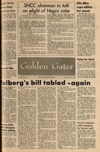 Golden Gater 6 December 1962 thumbnail