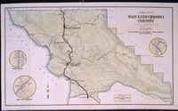 Map of San Luis Obispo County [copy negative] thumbnail