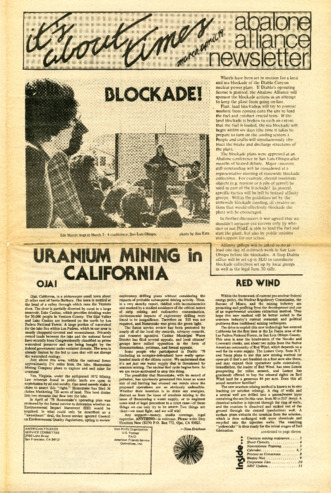 It's About Times: Abalone Alliance Newsletter, March-April 1979 thumbnail