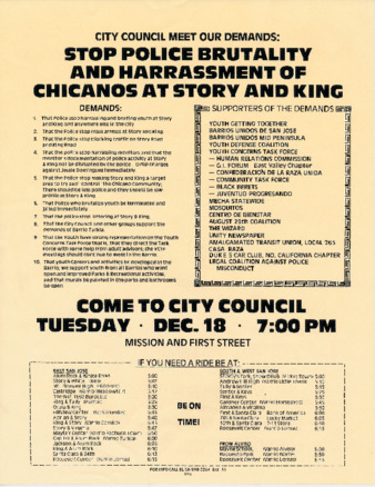 Stop Police Brutality and Harrassment at Story and King thumbnail