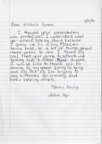 Letter from Arturo Paz thumbnail