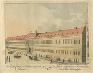 View of the exterior of the general hospital in Vienna on the Alstergasse thumbnail