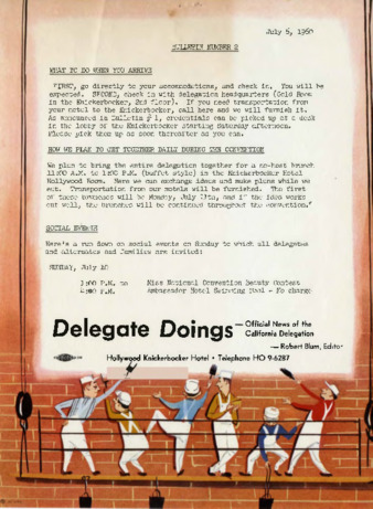 Delegate Doings - Official News of the California Delegation thumbnail