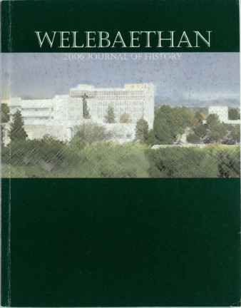Welebaethan - Journal of History (2006) thumbnail