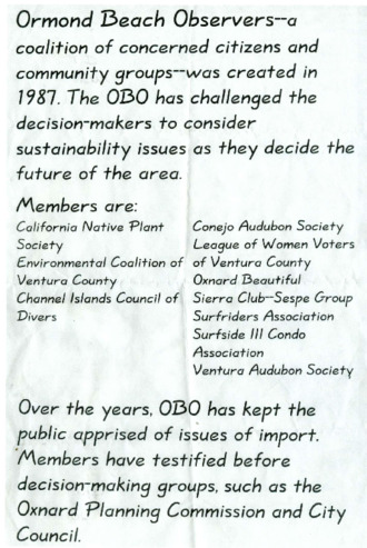 Ormond Beach Observers - membership list thumbnail