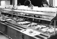 Students in dining commons. thumbnail