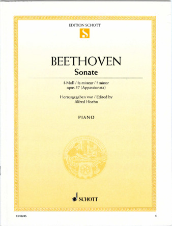 Piano sonata no. 23 in F minor, op. 57, edited by Hoehn thumbnail