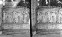 Engraving near base of column of Palace of Fine Arts thumbnail