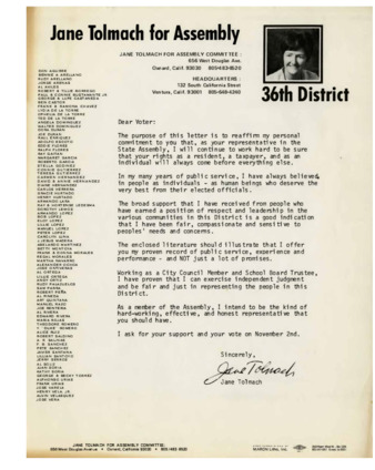 Jane Tolmach for Assembly 36th District thumbnail