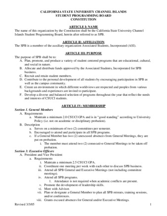 2005-2006 Student Programming Board Constitution. thumbnail