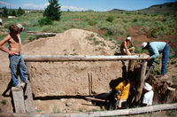Gallegos farm, Root cellar construction 139 thumbnail