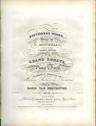 Piano Sonata no. 32 in C major, op. 111 (Cramer, Beale & Co.) thumbnail