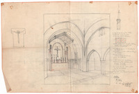 Sketch #145A [St. Mary of the Angels sanctuary] thumbnail
