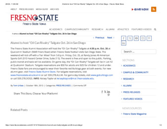 Alumni to host 'Oil Can Rivalry' Tailgate Oct. 26 in San Diego thumbnail