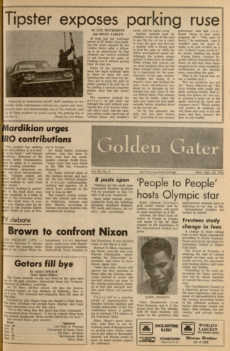 Golden Gater 26 September 1962 thumbnail