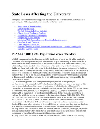 State Laws Affecting the University (website) thumbnail