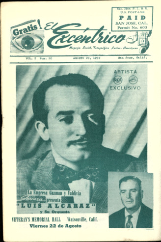 El Excentrico, 1952-08-20 thumbnail