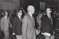 Representative Henry Waxman, Hank Lacayo, Senator Edward Kennedy, Governor Jerry Brown thumbnail