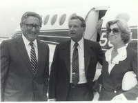 Henry Kissinger with Congressman Robert Lagomarsino and Norma Lagomarsino thumbnail