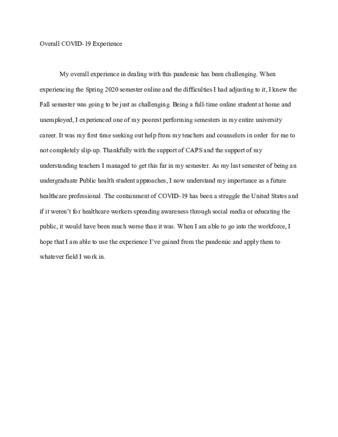 Arizza Salaiz COVID-19 Narrative thumbnail