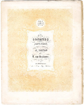 Trois sonates pour le piano-forte : Oeuvre 2 ... No. 2... composées et dédiées à J. Haydn par L. van Beethoven thumbnail