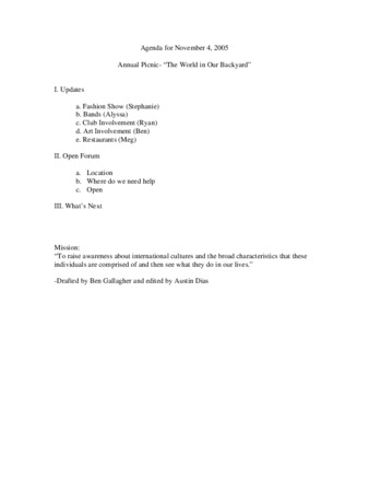 2005_11_04 Student Programming Board Picnic Committee Agenda thumbnail