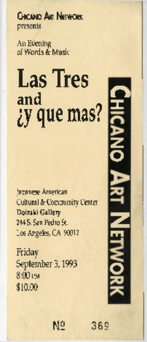 Chicano Art Network presents An Evening of Words & Music thumbnail