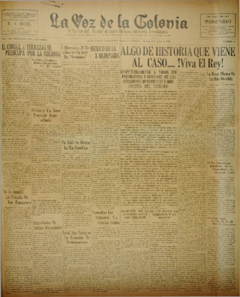 La Voz de La Colonia 10 de junio de 1932 thumbnail