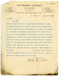 Correspondence, R.E. Jack from C.A. Runels [mining rights] thumbnail